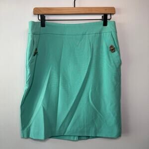 Worthington Women's Business Knee Length Pencil Skirt Aqua Green Size 6